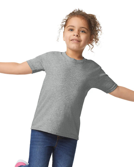 Gildan 5100P Toddler Heavy Cotton Fabric - Sport Grey, Short Sleeve, Classic Fit (1 Piece)