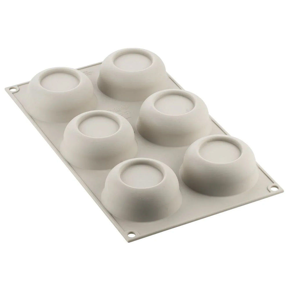 Silikomart MINI DOT Silicone Baking & Freezing Mold, 3.0 oz.,6 Cavities