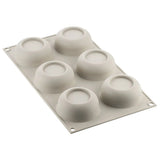 Silikomart MINI DOT Silicone Baking & Freezing Mold, 3.0 oz.,6 Cavities