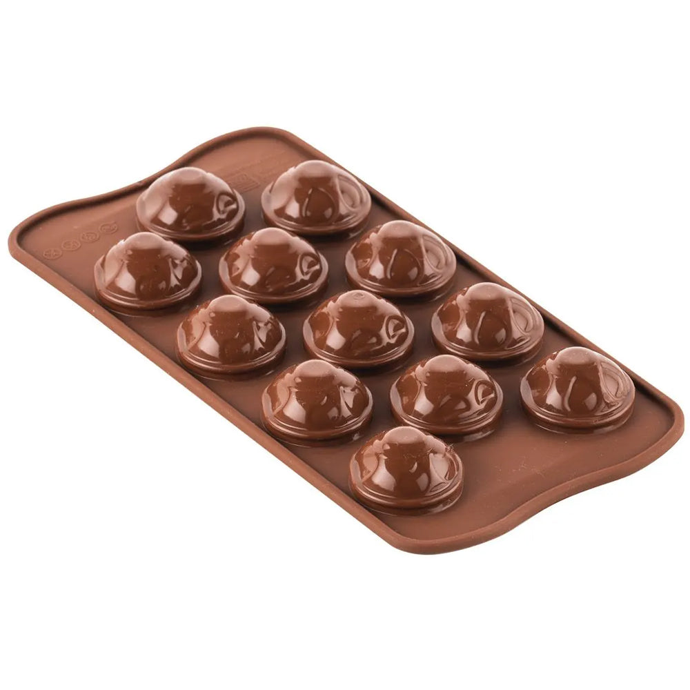 Silikomart Silicone Chocolate Mold, Amleto Skull, 9 Cavities