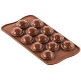 Silikomart Silicone Chocolate Mold, Amleto Skull, 9 Cavities