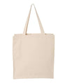 Q-Tees 14L Heavy Cotton Canvas Shopping Bag