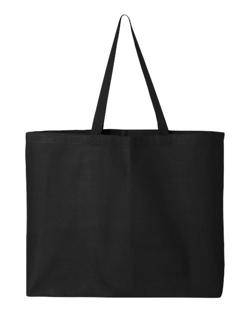 Q-Tees 25L Jumbo Heavy Cotton Canvas Tote