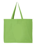 Q-Tees 25L Jumbo Heavy Cotton Canvas Tote