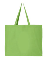 Q-Tees 25L Jumbo Heavy Cotton Canvas Tote