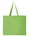 Q-Tees 25L Jumbo Heavy Cotton Canvas Tote