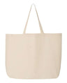 Q-Tees 25L Jumbo Heavy Cotton Canvas Tote