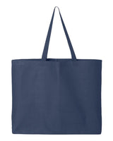 Q-Tees 25L Jumbo Heavy Cotton Canvas Tote