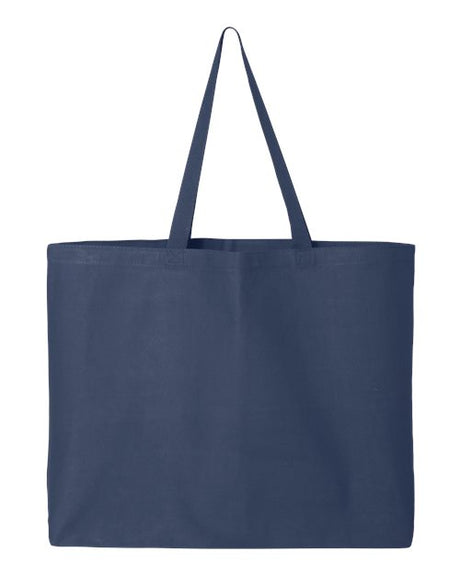 Q-Tees 25L Jumbo Heavy Cotton Canvas Tote