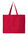 Q-Tees 25L Jumbo Heavy Cotton Canvas Tote