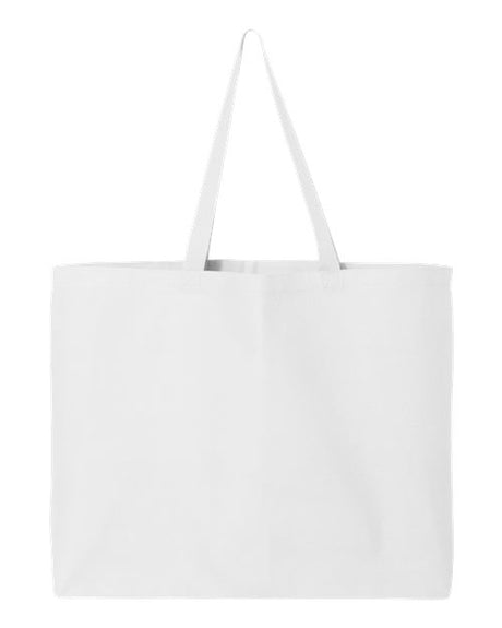 Q-Tees 25L Jumbo Heavy Cotton Canvas Tote