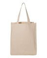 Q-Tees 27L Jumbo Heavy Cotton Canvas Shopping Bag