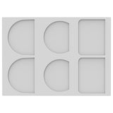 Silikomart CHABLON BUCHE Silicone Log Ends Mold, 6 Cavities