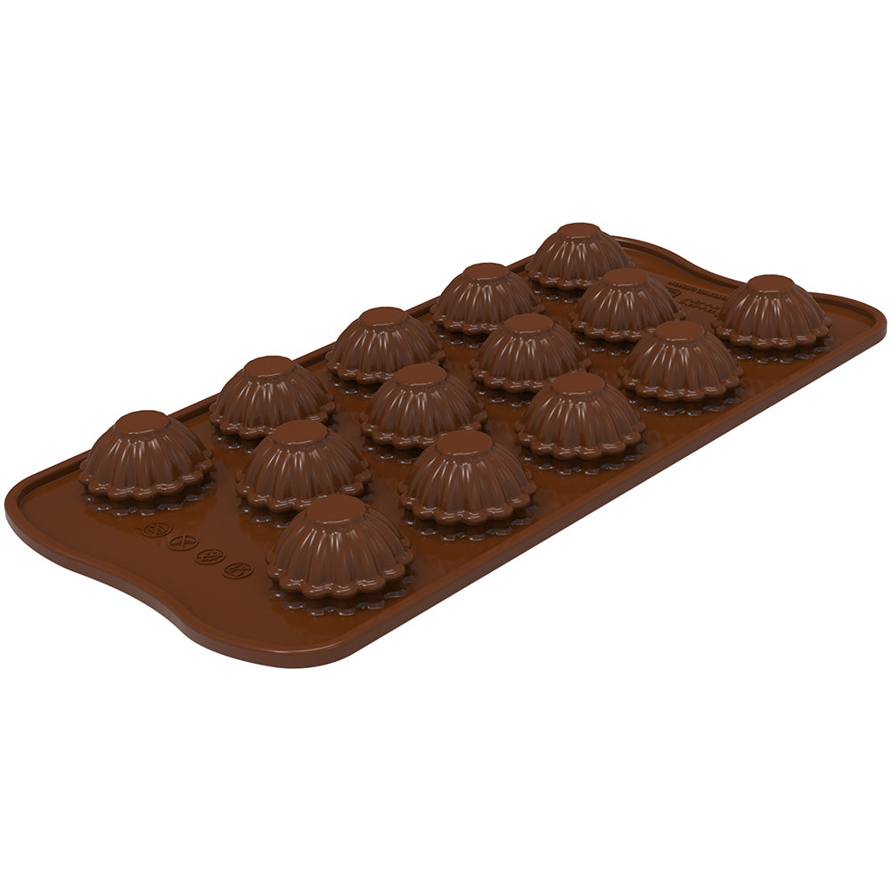Silikomart Silicone Chocolate Mold, Winter Ball, 14 Cavities