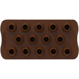 Silikomart Silicone Chocolate Mold, Winter Ball, 14 Cavities