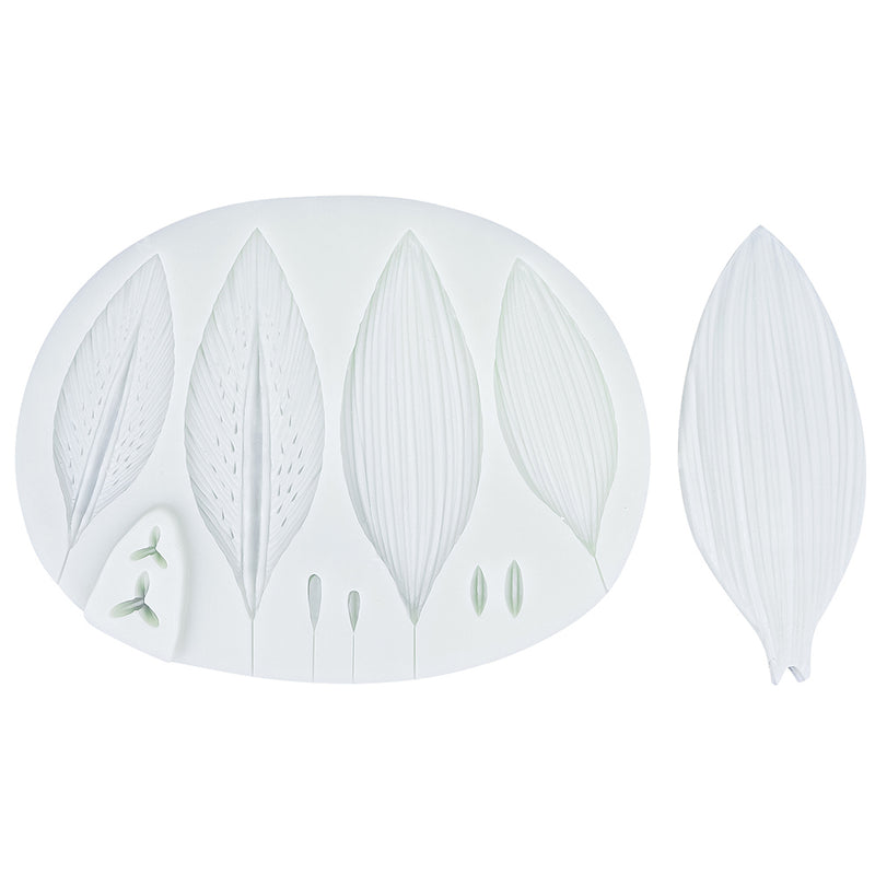 O'Creme Silicone Lily Fondant Mold & Veiner