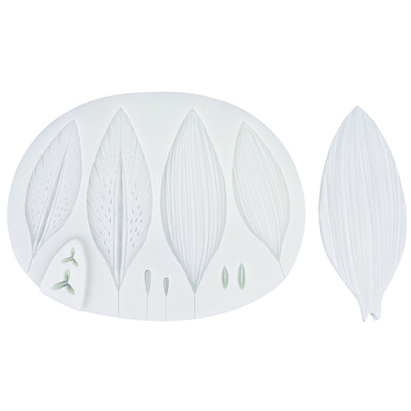 O'Creme Silicone Lily Fondant Mold & Veiner
