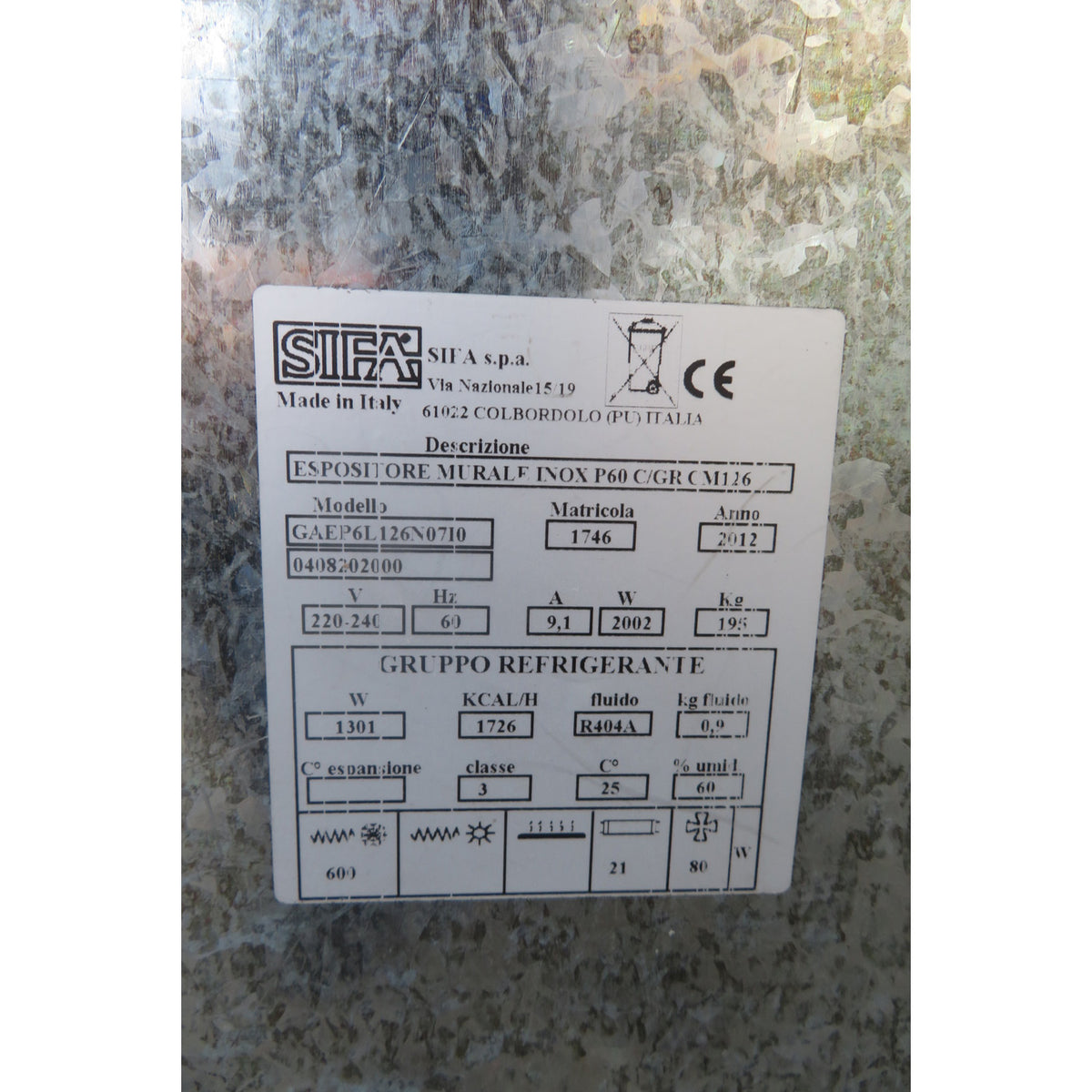 Sifa Refrigerated Display Case 50", Used Great Condition