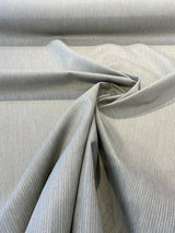 Richloom Outdoor Solarium Woven Ribtex Olefin Fabric - Taupe, Small Stripes, 54" Width (1 Yard)