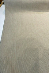 Richloom Outdoor Solarium Woven Ribtex Olefin Fabric - Taupe, Small Stripes, 54" Width (1 Yard)