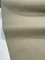 Richloom Outdoor Solarium Woven Ribtex Olefin Fabric - Taupe, Small Stripes, 54" Width (1 Yard)