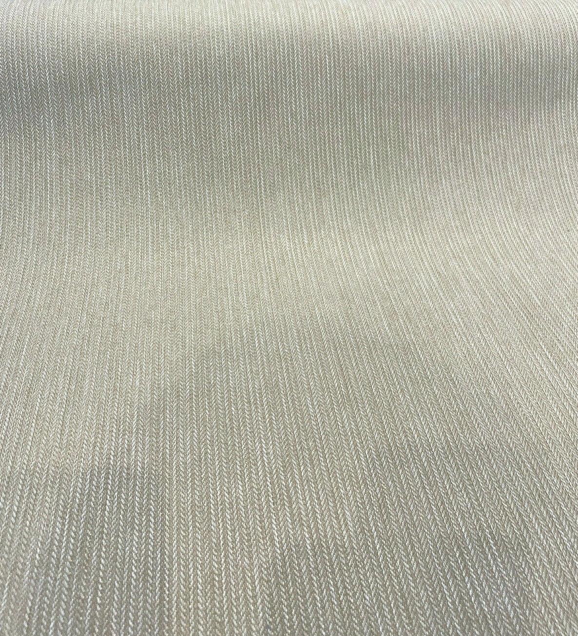 Richloom Outdoor Solarium Woven Ribtex Olefin Fabric - Taupe, Small Stripes, 54" Width (1 Yard)