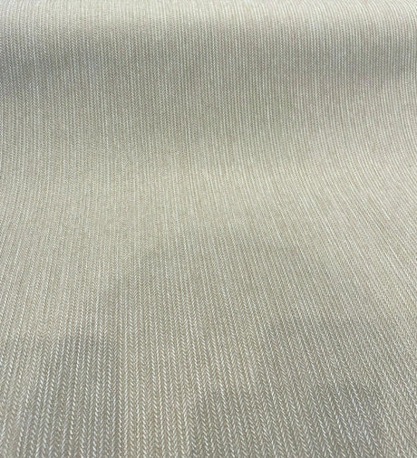 Richloom Outdoor Solarium Woven Ribtex Olefin Fabric - Taupe, Small Stripes, 54" Width (1 Yard)