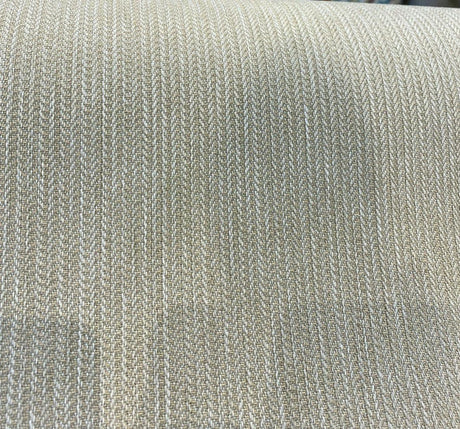 Richloom Outdoor Solarium Woven Ribtex Olefin Fabric - Taupe, Small Stripes, 54" Width (1 Yard)