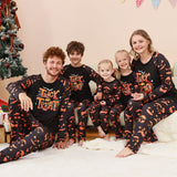 Christmas Suit Pajamas Long Sleeves Tops And Pants