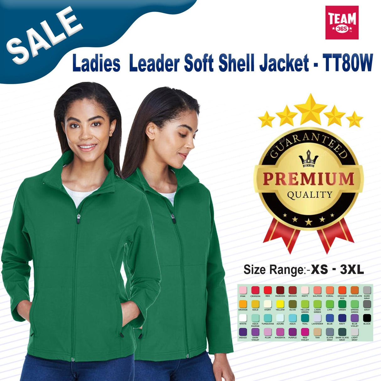 Team 365® Ladies Leader Soft Shell Jacket