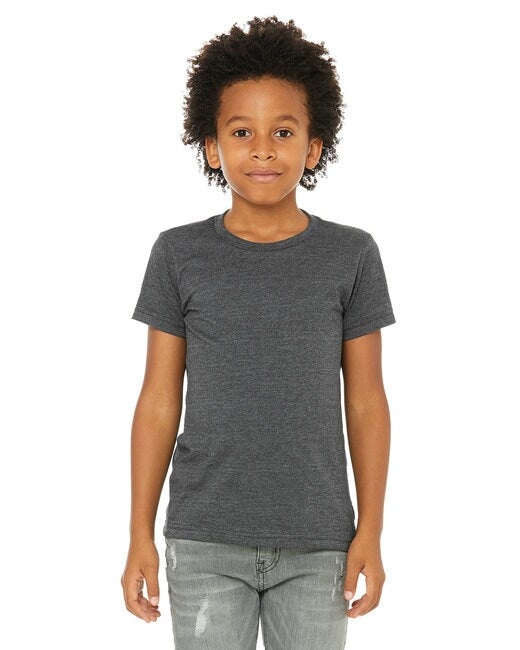 Bella + Canvas® Youth CVC Jersey Crewneck Short Sleeve T-Shirt