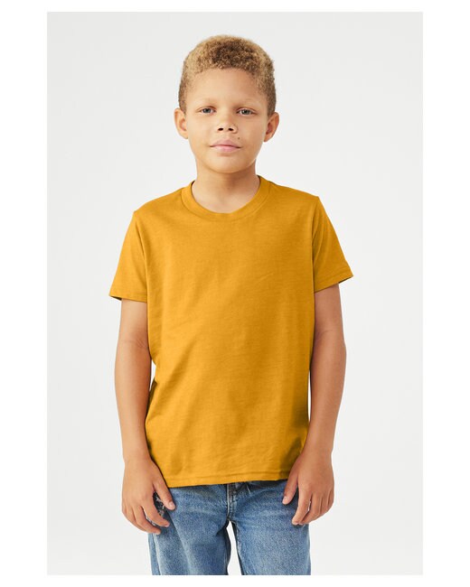 Bella + Canvas® Youth CVC Jersey Crewneck Short Sleeve T-Shirt