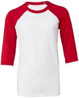 Bella + Canvas® Youth Three-Quarter Sleeve Baseball T-Shirt - 3200Y