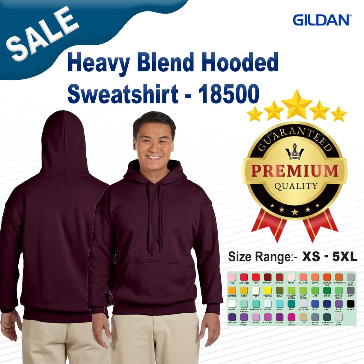 Gildan® Heavy Blend Hooded Sweatshirt