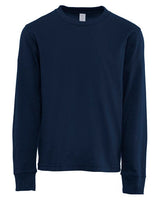 Next Level® Apparel Youth Cotton Crewneck Long Sleeve T-Shirt