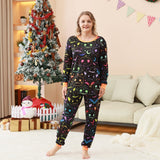 Christmas Pajamas Sets Pumpkin T-Shirt Trousers