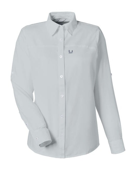 HUK® Ladies' Tide Point Long Sleeve Shirt