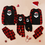 Plaid Christmas Santa Pajamas Set