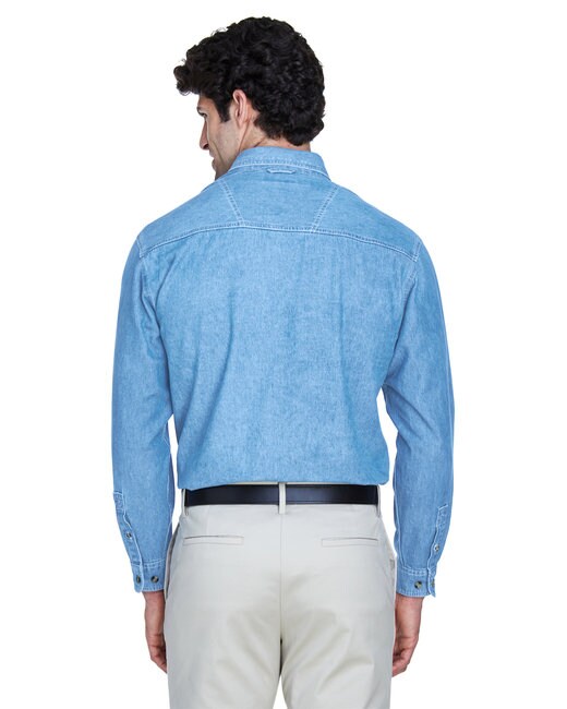 UltraClub® Men's Cypress Denim with Pocket