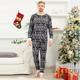 Christmas Long Sleeve Print Homewear Pajama Outfits Set