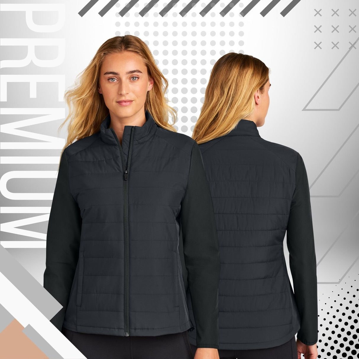 Sport-Tek® Women's Teknical Hybrid Jacket