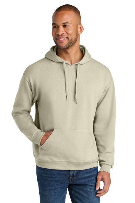 Jerzees® Ultimate Unisex CVC Ring Spun Long Sleeve Hooded Sweatshirt