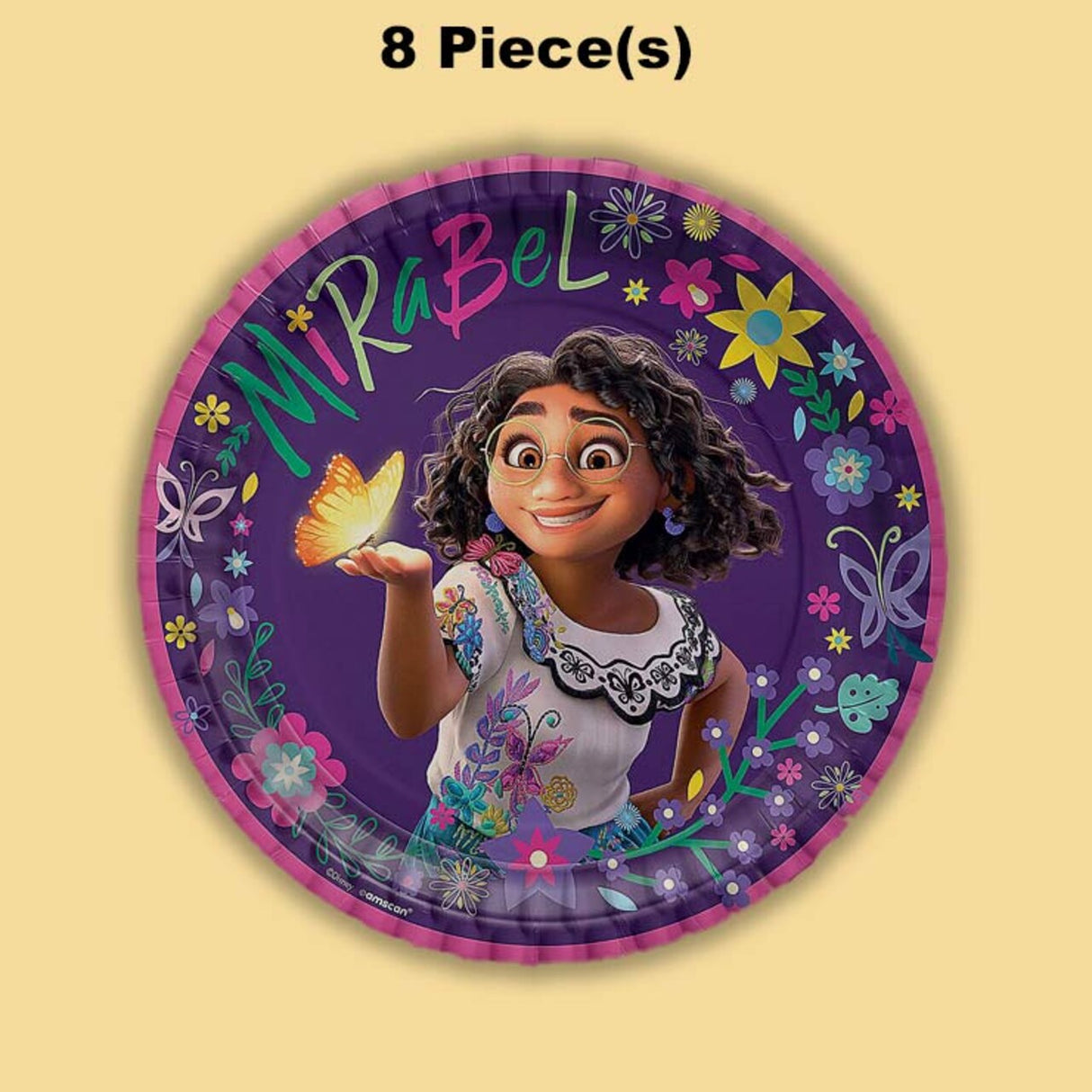 8 Ct. Disney’s Encanto Party Paper Dinner Plates