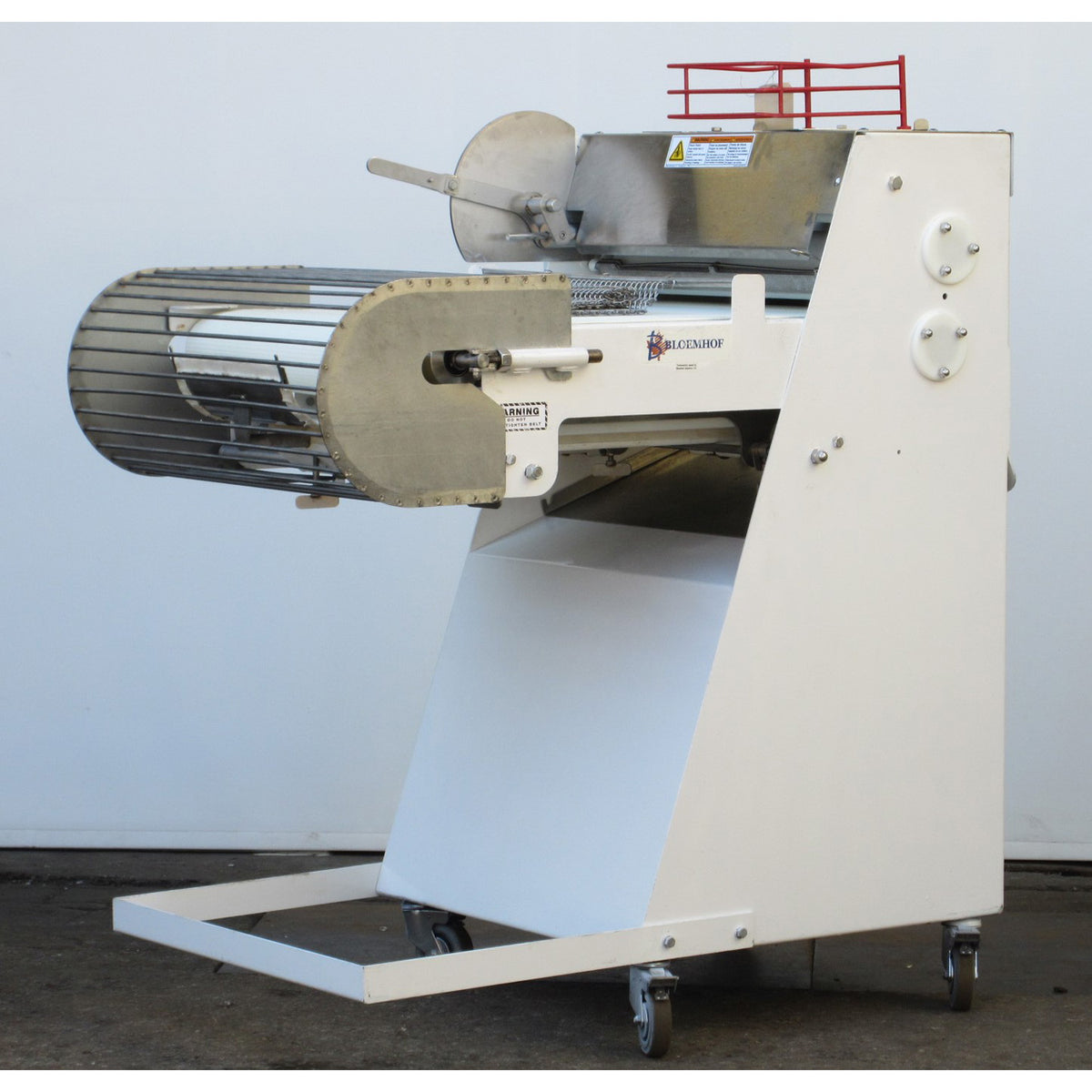 Bloemhof 860L Dough Sheeter & Moulder, Includes 2 Pressure Plates, Used Excellent Condition