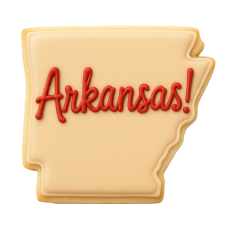 State Of Arkansas Cookie Cutter 4 in B1918