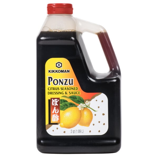 Kikkoman Ponzu Citrus Seasoned Dressing .5 Gallon Container - 6/Case