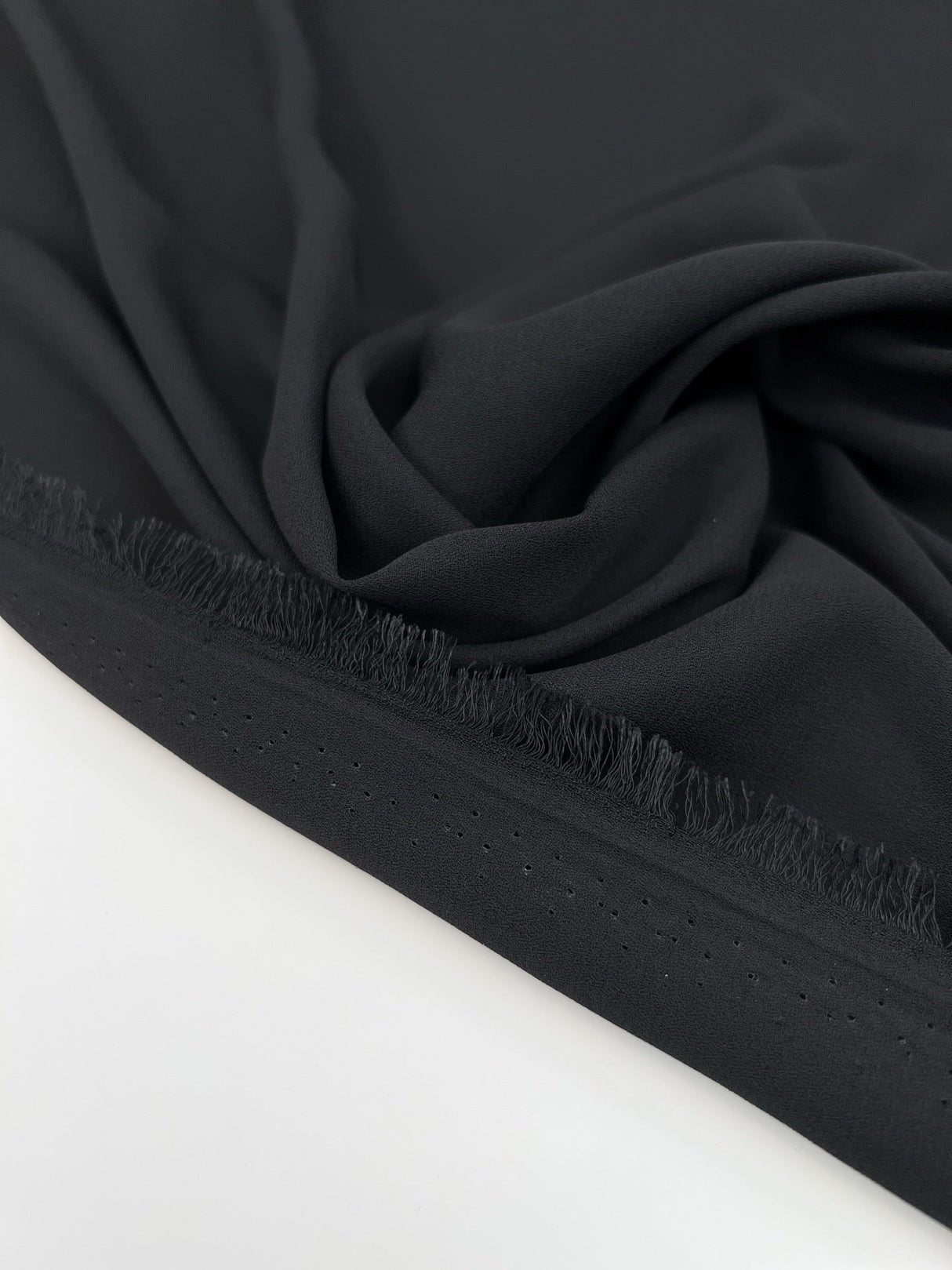 Polyester Crepe Fabric Black