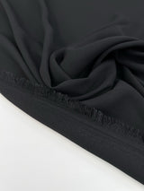 Polyester Crepe Fabric Black