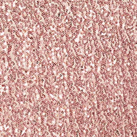 1 Piece Blush Pink Or Rose Gold Sequin Spandex Chair Cap 13.5 inch by 10 inch Event Decor