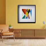 Black Frame with Mount, 19¾x19¾" – Deep Frame, No-Nail Hanging, Gallery Ready!